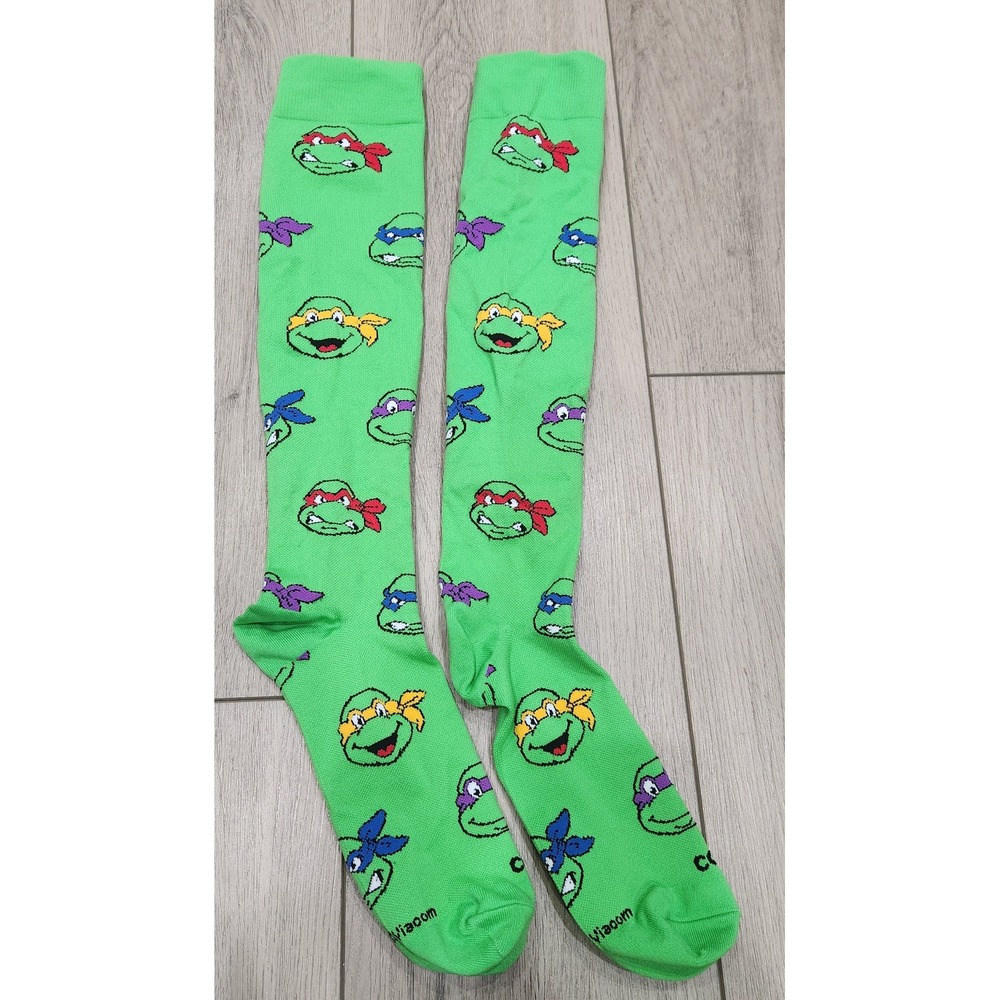 Teenage Mutant Ninja Turtles TMNT Adult one size Knee High Compression Socks